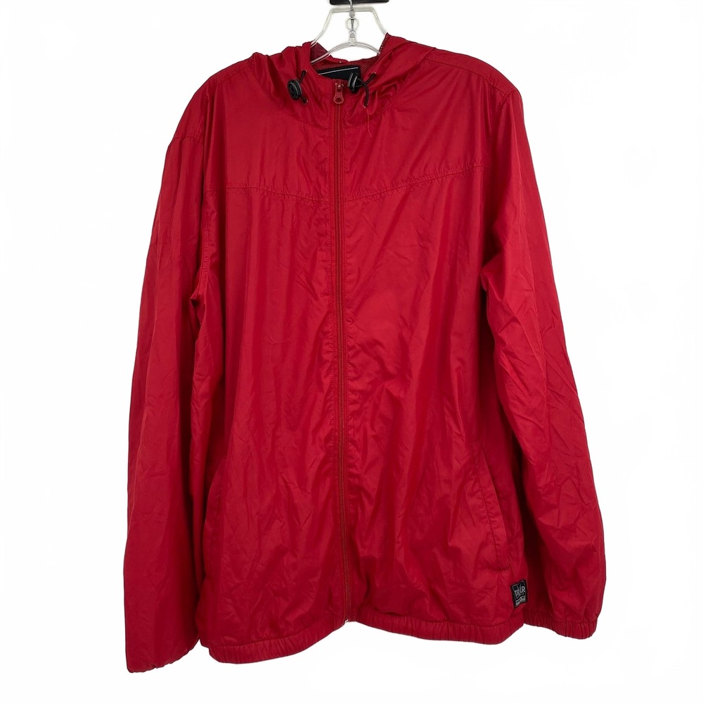 O’Neill Red Lightweight Windbreaker Jacket | Men’s XL Regular